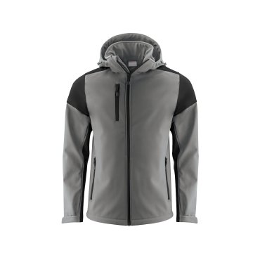 Chaqueta softshell con capucha desmontable reciclada hombre Prime Softshell Chaqueta softshell con capucha desmontable reciclada hombre Prime Softshell