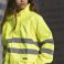 Chaqueta para lluvia de alta visibilidad unisex Hurricane-Jacket. .