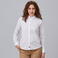 Camisa reciclada manga larga mujer Idara. Color blanco.