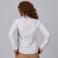 Camisa reciclada manga larga mujer Idara. Color blanco.