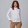 Camisa reciclada manga larga mujer Idara. Color blanco.