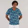 Casaca sanitaria reciclada estampada unisex Eider. Color save.