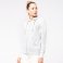 Sudadera con capucha y cremallera mujer K464. .