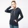 Sudadera con capucha contrastada mujer K465. .