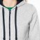Sudadera con capucha y cremallera mujer K467. .