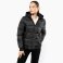 Chaqueta acolchada con capucha reciclada unisex K6166. .