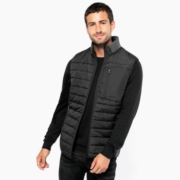 Chaleco acolchado combinado hombre K6170 Chaleco acolchado combinado hombre K6170