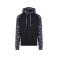 Sudadera con capucha unisex Baseball JH009. Color solid black/black camo.