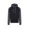 Sudadera con capucha unisex Baseball JH009. Color solid black/black camo.