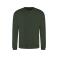 Sudadera básica unisex AWDis JH030. Color forest green.