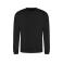 Sudadera básica unisex AWDis JH030. Color deep black.