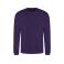 Sudadera básica unisex AWDis JH030. Color purple.