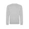 Sudadera básica unisex AWDis JH030. Color heather grey.