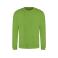 Sudadera básica unisex AWDis JH030. Color lime.