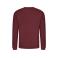 Sudadera básica unisex AWDis JH030. Color red hot chilli.
