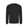 Sudadera básica unisex AWDis JH030. Color jet black.