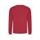 Sudadera básica unisex AWDis JH030. Color fire red.