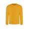 Sudadera básica unisex AWDis JH030. Color mustard.