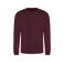 Sudadera básica unisex AWDis JH030. Color burgundy.