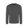 Sudadera básica unisex AWDis JH030. Color steel grey.