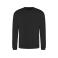 Sudadera básica unisex AWDis JH030. Color jet black.