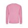 Sudadera básica unisex AWDis JH030. Color candyfloss pink.