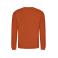 Sudadera básica unisex AWDis JH030. Color burnt orange.