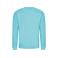 Sudadera básica unisex AWDis JH030. Color turquoise surf.