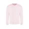Sudadera básica unisex AWDis JH030. Color baby pink.