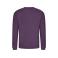 Sudadera básica unisex AWDis JH030. Color plum.