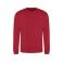 Sudadera básica unisex AWDis JH030. Color fire red.