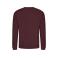 Sudadera básica unisex AWDis JH030. Color burgundy.