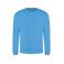 Sudadera básica unisex AWDis JH030. Color hawiian blue.