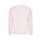 Sudadera básica unisex AWDis JH030. Color baby pink.