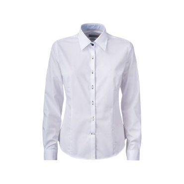 Camisa de manga larga Easycare mujer Yellow Bow 51
