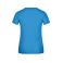 Camiseta cuello de pico elástica mujer JN004. Color turquoise.