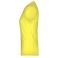 Camiseta cuello de pico elástica mujer JN004. Color yellow.
