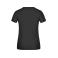 Camiseta cuello de pico elástica mujer JN004. Color black.