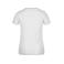 Camiseta cuello de pico elástica mujer JN004. Color white.