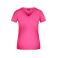 Camiseta cuello de pico elástica mujer JN004. Color pink.
