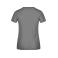 Camiseta cuello de pico elástica mujer JN004. Color mid/grey.