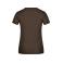 Camiseta cuello de pico elástica mujer JN004. Color brown.