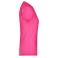 Camiseta cuello de pico elástica mujer JN004. Color pink.