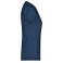 Camiseta cuello de pico elástica mujer JN004. Color navy.