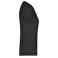 Camiseta cuello de pico elástica mujer JN004. Color black.