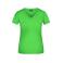 Camiseta cuello de pico elástica mujer JN004. Color lime/green.