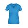 Camiseta cuello de pico elástica mujer JN004. Color turquoise.