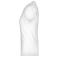 Camiseta cuello de pico elástica mujer JN004. Color white.