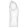 Camiseta cuello de pico elástica mujer JN004. Color white.