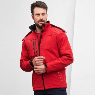 Chaqueta softshell con capucha hombre Winter Softshell Chaqueta softshell con capucha hombre Winter Softshell